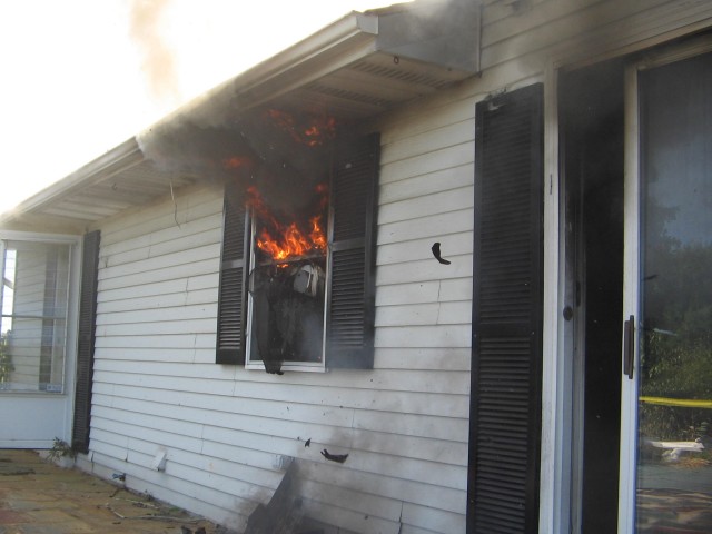 Live fire training on Dowlin Forge Road 2005.